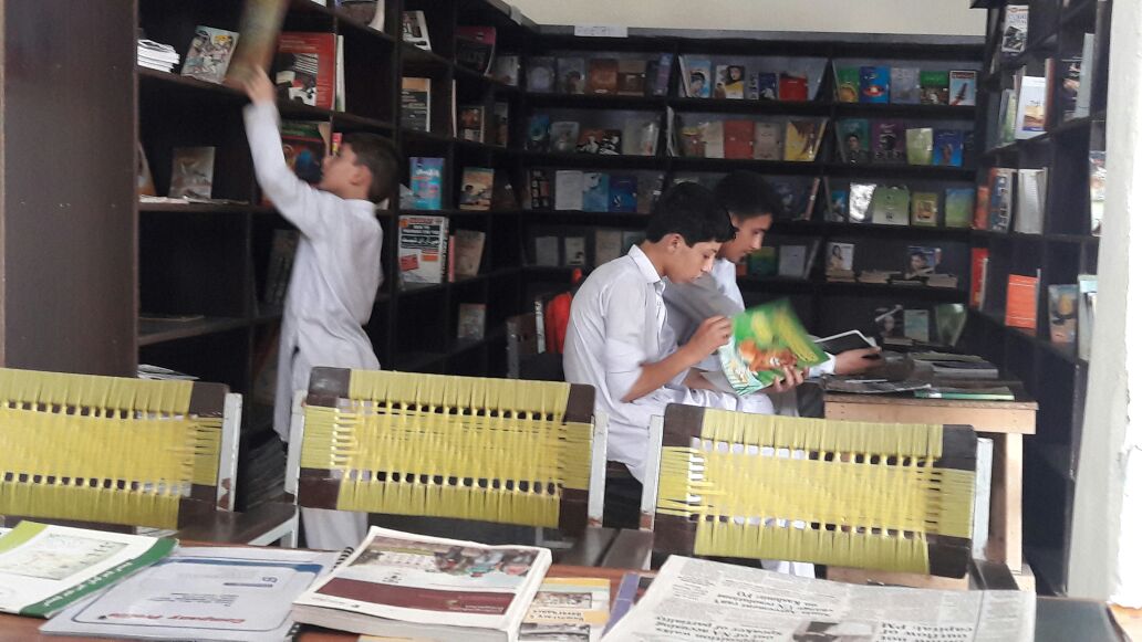 Rehmat Public Library: Photo by News lens Pakistan