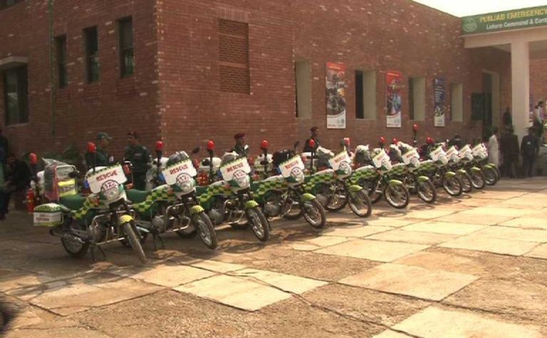 Turkey’s footprints: Motorcycle ambulance services in Lahore